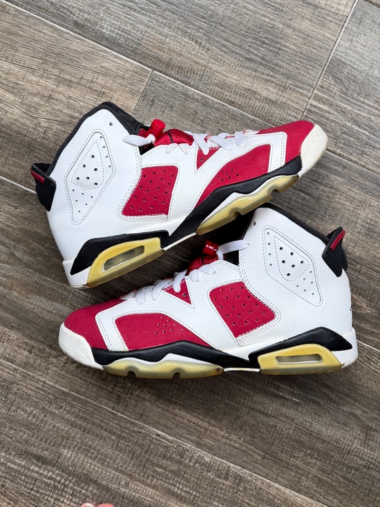 Jordan Shoes - Nike Air Jordan 6 VI Carmine Red CDP Retro White Black 5.5 7